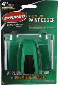 Dynamic 00221 4" Interior/Exterior Ceiling & Trim Paint Edger w/Guide Wheels & Threaded Handle