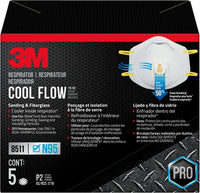 N95 Particulate Respirator With Valve (5pk)