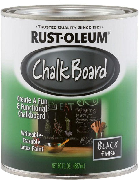 Rust-Oleum N1913504 887ml Black Chalkboard Paint