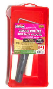 4" Velour Roller Set