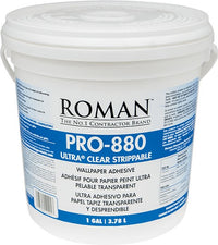 Roman PRO-880 Ultra Clear Strippable Wallcovering Adhesive